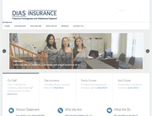 Tablet Screenshot of diasinsagency.com